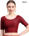 MB Dobby Cotton Lycra Stretchable Blouse Collection Wholesale In India